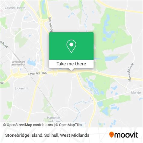 How To Get To Stonebridge Island Solihull In Bickenhill By Bus Or Train
