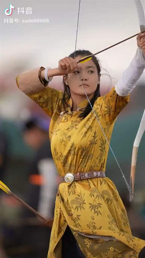 Nice Shot At Naadam Festival Womens Archery Competition Inner