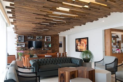 The Decorative Ceiling Design In This Living Room Will Get Your Attention