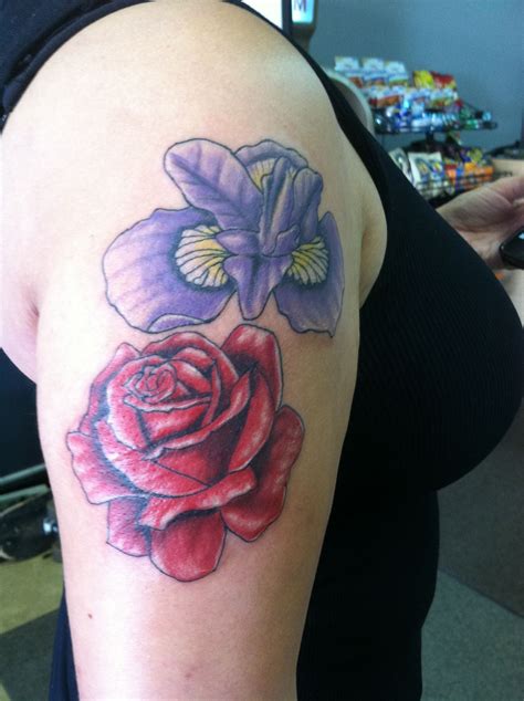 Irisrose Iris Tattoo Tattoos Rose Tattoo