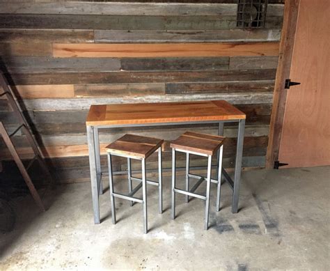 Sand well with 180 grit paper before staining. Counter Height Dining Table, Pub Table - Reclaimed Wood by ...
