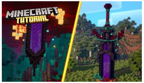 How to build a Nether Sword Portal in Minecraft | 1.16 Tutorial - YouTube