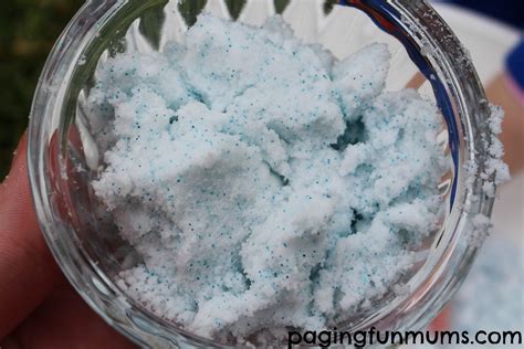 Erupting Frozen Snow With Glitter Paging Fun Mums