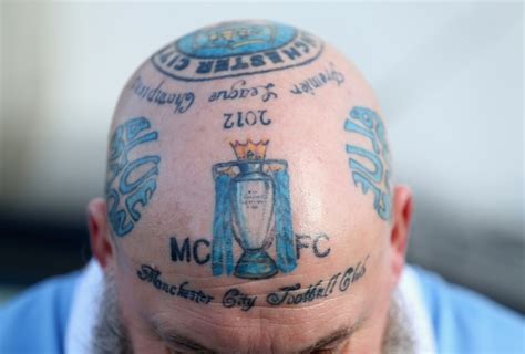 Check spelling or type a new query. One middle-aged Manchester City supporter has club tattoos all over his head Pictures | 101 ...
