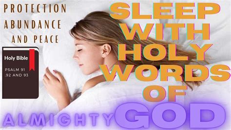 Sleep With Words Of God Psalm 91and 93 Have A Good Night Sleep Youtube