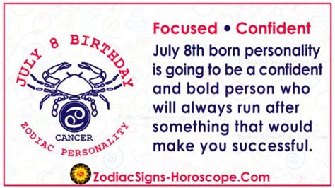 July 8 Zodiac Cancer Horoscope Birthday Personality And Lucky Things