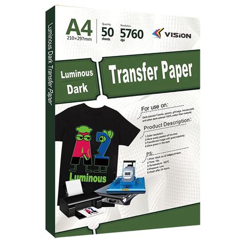 Inkjet Dark Heat Transfer Paper Inkjet Transfer Paper For Dark Fabric