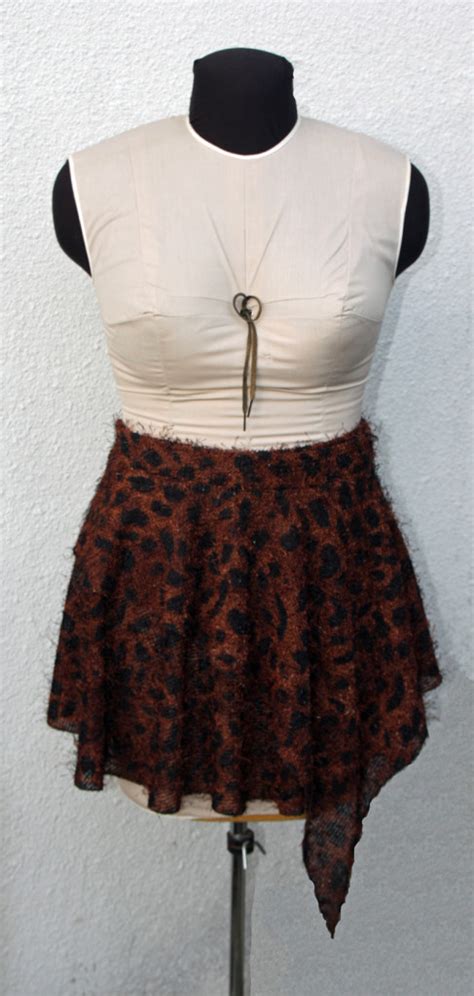 Leopard Print Wrap Skirt