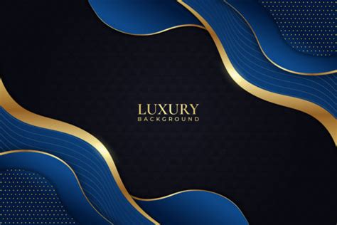 Luxury Background Blue Golden Graphic By Rafanec · Creative Fabrica