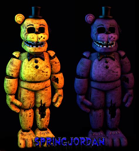 Withered Golden And Shadow Freddy By Springjordan On Deviantart