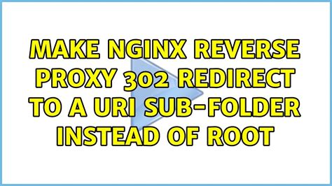 Make Nginx Reverse Proxy 302 Redirect To A Uri Sub Folder Instead Of