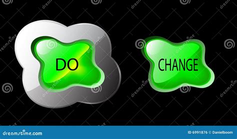 Vector Organic Form Button Do Change Stock Vector Illustration Of