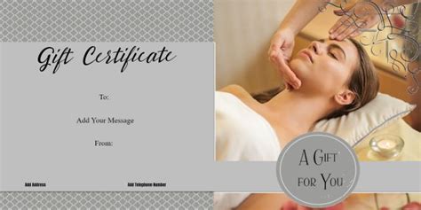 If you have your own salon then massage gift certificate template is best for you. Printable Gift Cards Templetes Massage Therapist - Free ...