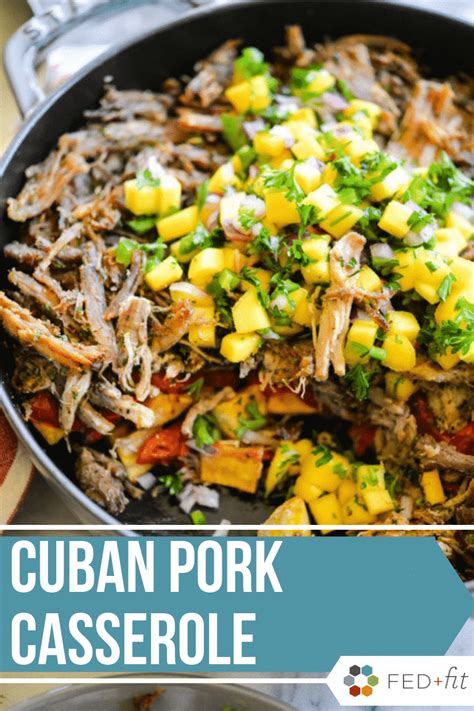 Most casserole recipes are generally, brown the meat if you're even using any, stir all the stuff together. Cuban Pork Casserole | Recipe in 2020 | Shredded pork recipes, Pork casserole, Leftover shredded ...