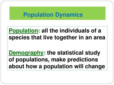 Ppt Population Dynamics Powerpoint Presentation Free Download Id