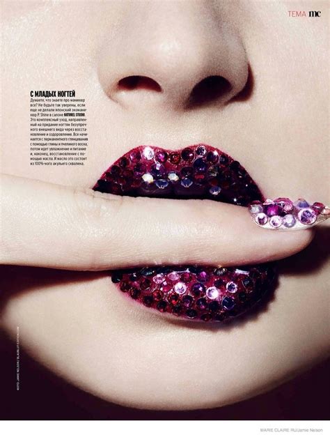 7 Jewelry Beauty Looks In Marie Claire Russia Shoot By Jamie Nelson Fashion Gone Rogue Jewel