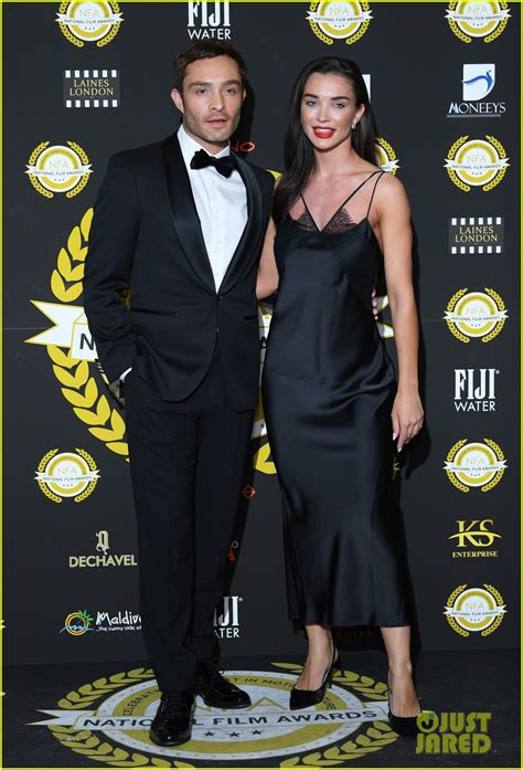 Ed Westwick & Girlfriend Amy Jackson Couple Up for the National Film