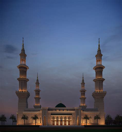 Mosque Jaycris Pagiuo Cgarchitect Architectural Visualization