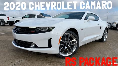 2020 Chevrolet Camaro 2lt Rs Start Up And Review Youtube