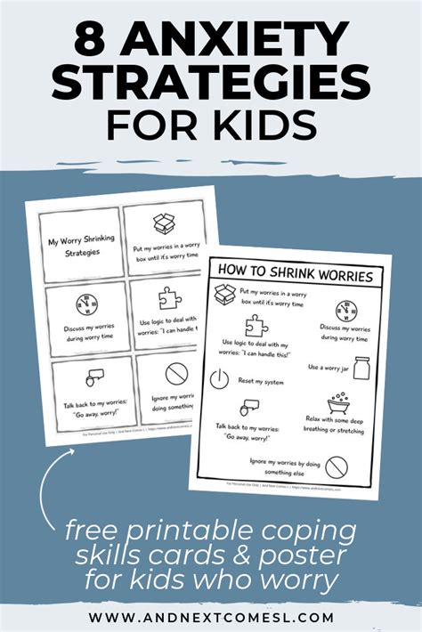 Free Printable Coping Skills Cards Printable World Holiday