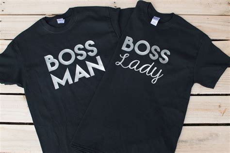 Boss Lady Matching Shirts for Couples Couple T-Shirt Set Couples Shirts ...