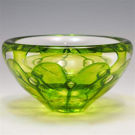 Swedish Shell Bowl By Jacob Pfeifer Art Glass Bowl Artful Home