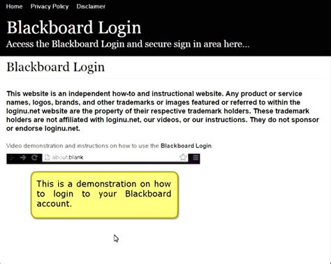 Blackboard Log In Page Is Getting A Redesign Web