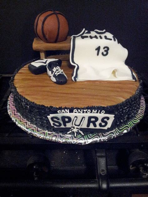 Spurs Basketball Cake By Originals By Nina Basketball Cake Spurs Basketball Spurs