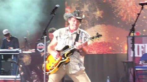 Ted Nugent Ted Nugent And Big And Rich Playing Facebook