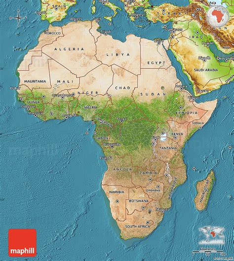 Equator In Africa Map World Map With Continents And Equator World Map