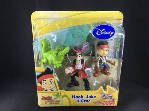 Disney Jake And The Neverland Pirates Hook Jake And Croc Figures