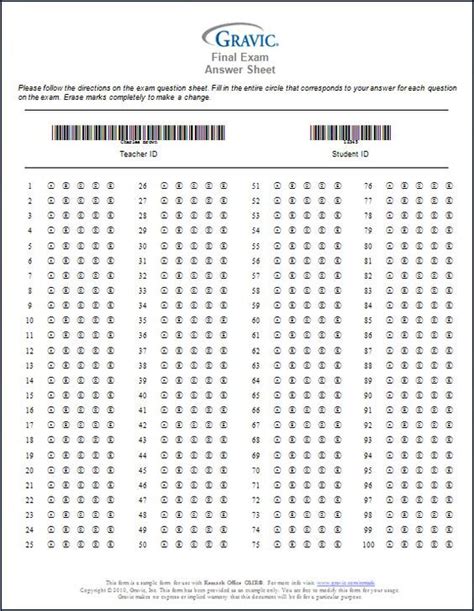 Generic Printable Bubble Answer Sheets This Or That