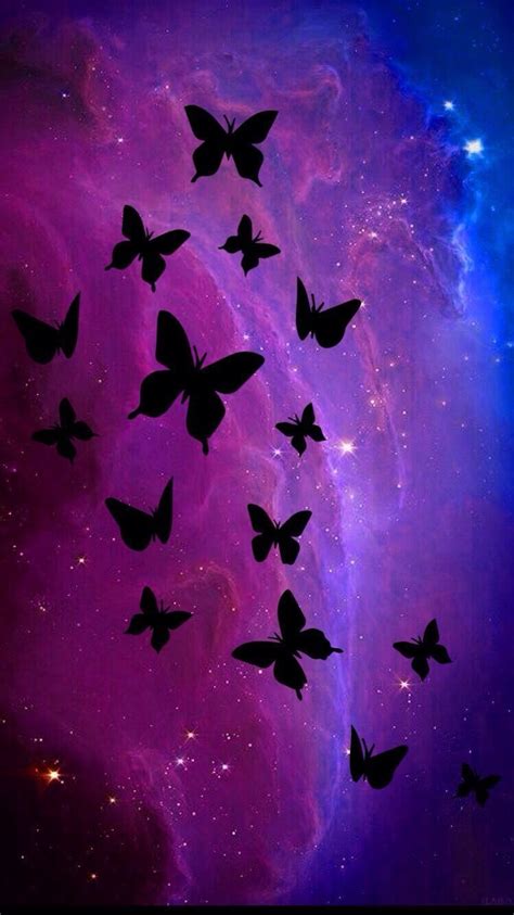 Purple Butterfly Aesthetic Wallpapers Wallpaper Cave