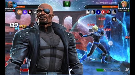 Nick Fury SOLO S Abyss Invisible Woman MARVEL Contest Of Champions