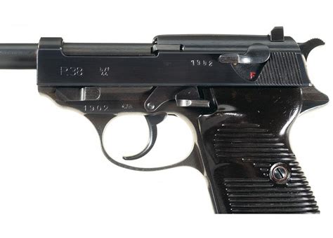 World War Ii Nazi Police Mauser Byf44 Code P38 Semi Automatic Pistol