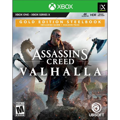 Assassins Creed Valhalla Xbox Series Xs Xbox One Gold Steelbook