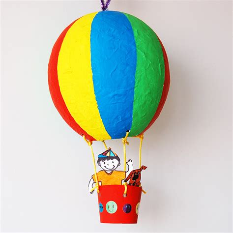 Hot Air Balloon Craft Template
