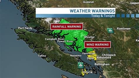 Wind Warning Issued For Bc South Coast Cbc News