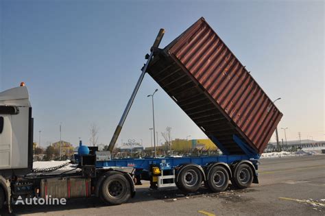 Ozgul 20 Ft Tipping Container Chassis Tipper Semi Trailer For Sale