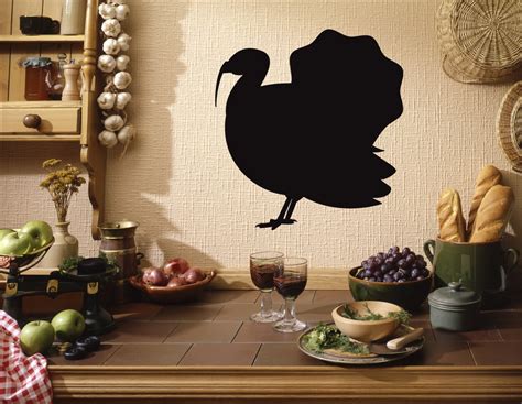 thanksgiving wall decal turkey decal thanksgiving home etsy