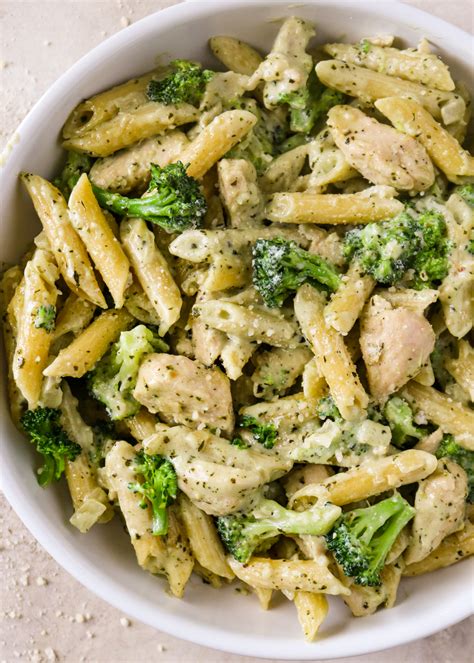Pesto Chicken And Broccoli Pasta Gimme Delicious