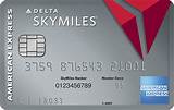 Delta Airlines American Express Credit Card Images