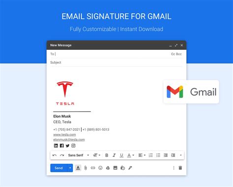 Gmail Signatures Template