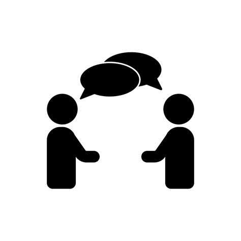 Speaking People Icon Talk Logo Design For Your Design 6474258 Vector