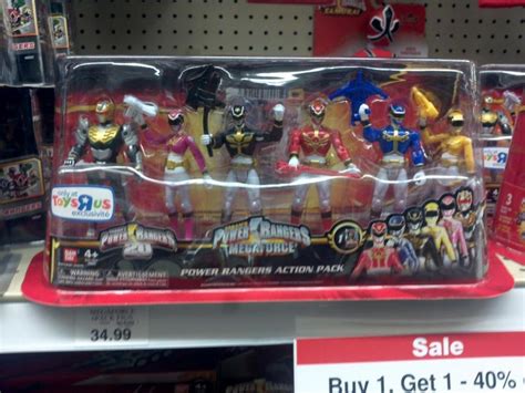 Toysrus Exclusive Power Rangers Megaforce 6 Pack Released Tokunation