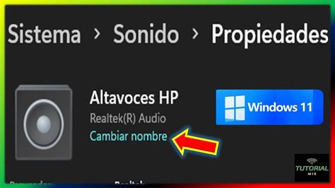 Cómo Cambiar El Nombre De Los Altavoces Y Auriculares Con Windows 11 Youtube