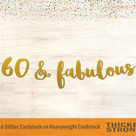 60 And Fabulous Etsy