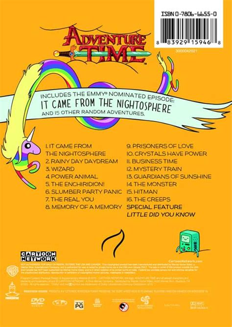 Adventure Time Time It Came From The Nightosphere Dvd March 6