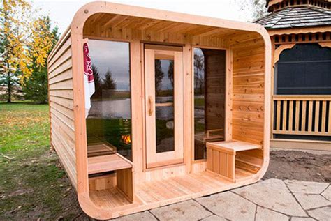 Dundalk Outdoor Luna Sauna Red Cedar Heater Included Divine Saunas