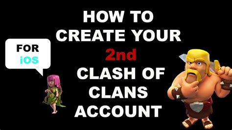 Type in confirm in capitals and click okay. How To Change/Create a 2nd Clash Of Clans Account for your iphone/ipad iOS - Clash of Clans ...